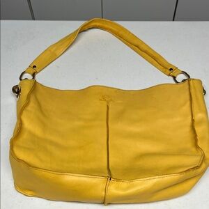 Ooochie Koo Chic Yellow Leather Shoulder Bag